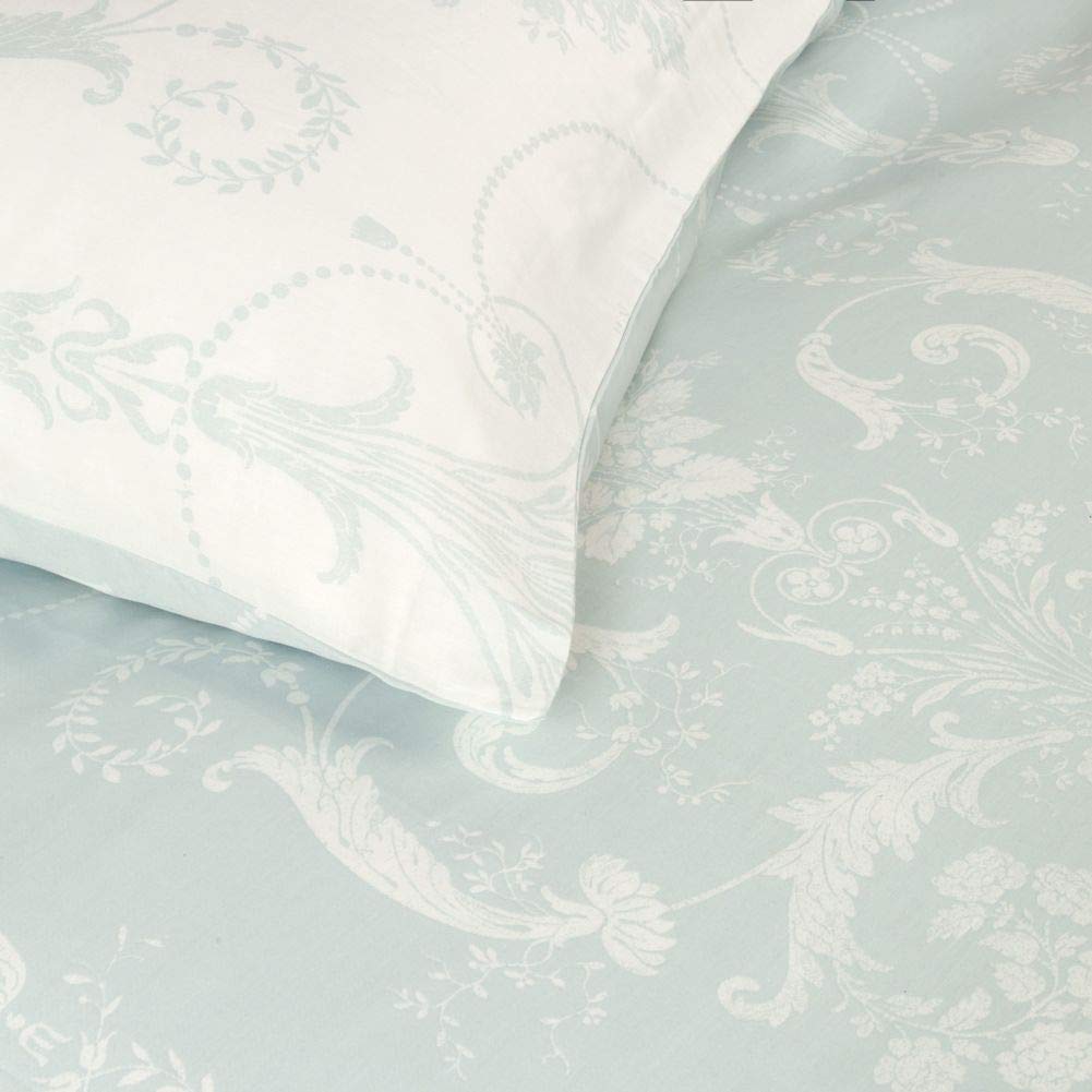 LAURA ASHLEY - ローラアシュレイ ジョゼッテ ダックエッグ デュベカバー＆枕カバー シングル Amazon | Laura Ashley [ローラアシュレイ] ジョゼッテ
